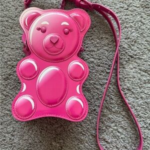 Betsey Johnson Pink Gummy Bear Crossbody Bag